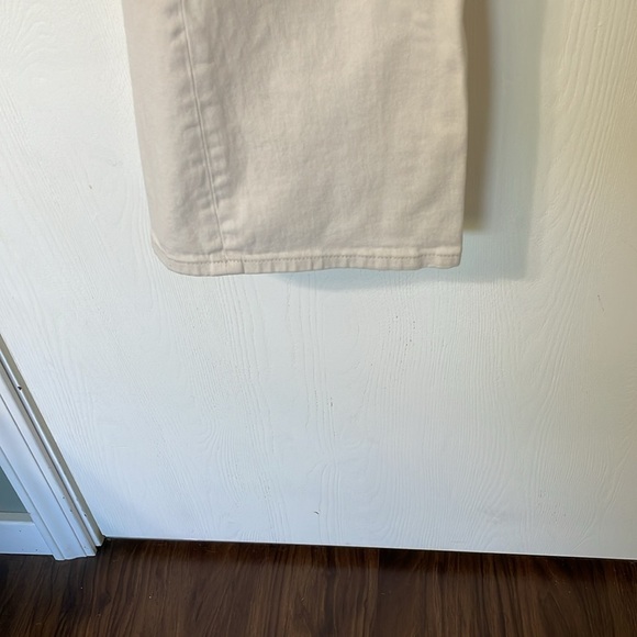 Ralph Lauren LRL Lauren Jean Co Cream Flare Wide Leg Jeans Size 8 - Picture 5 of 10